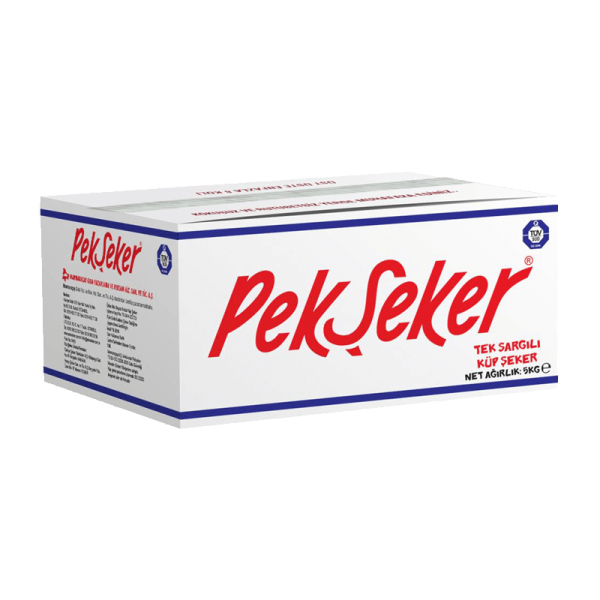 Pekşeker Tek Sargılı Küp Şeker 5 Kg